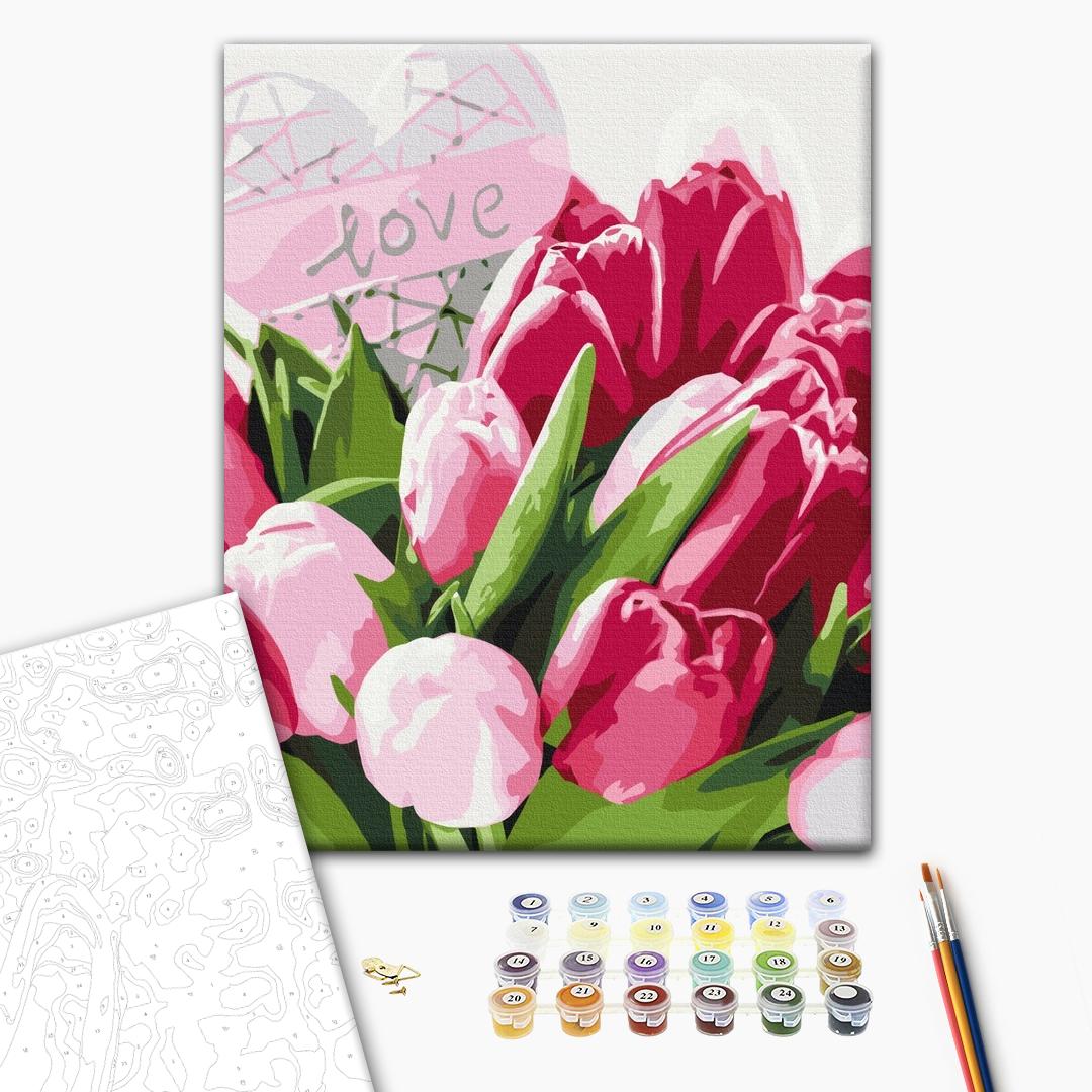 Painting by numbers Tulips with love (BS51324)