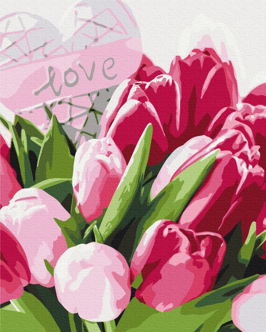 Painting by numbers Tulips with love (BS51324)