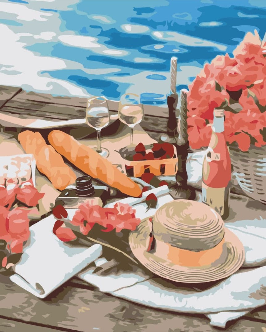 Painting by numbers Picnic by the sea (BS51331)