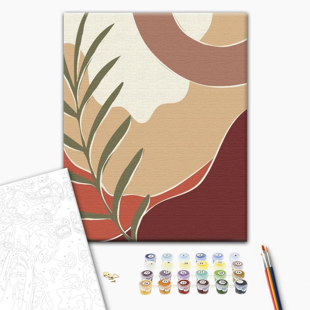 Painting by numbers Triptych pastel art 2 (BS51345)