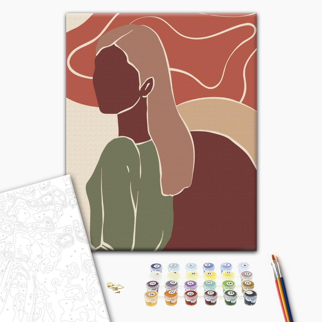 Painting by numbers Triptych pastel art 3 (BS51344)