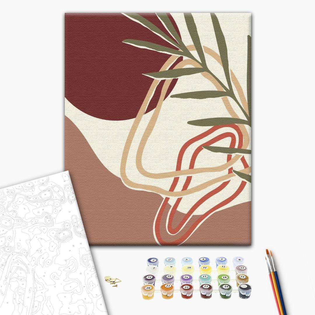 Painting by numbers Triptych pastel art 1 (BS51343)