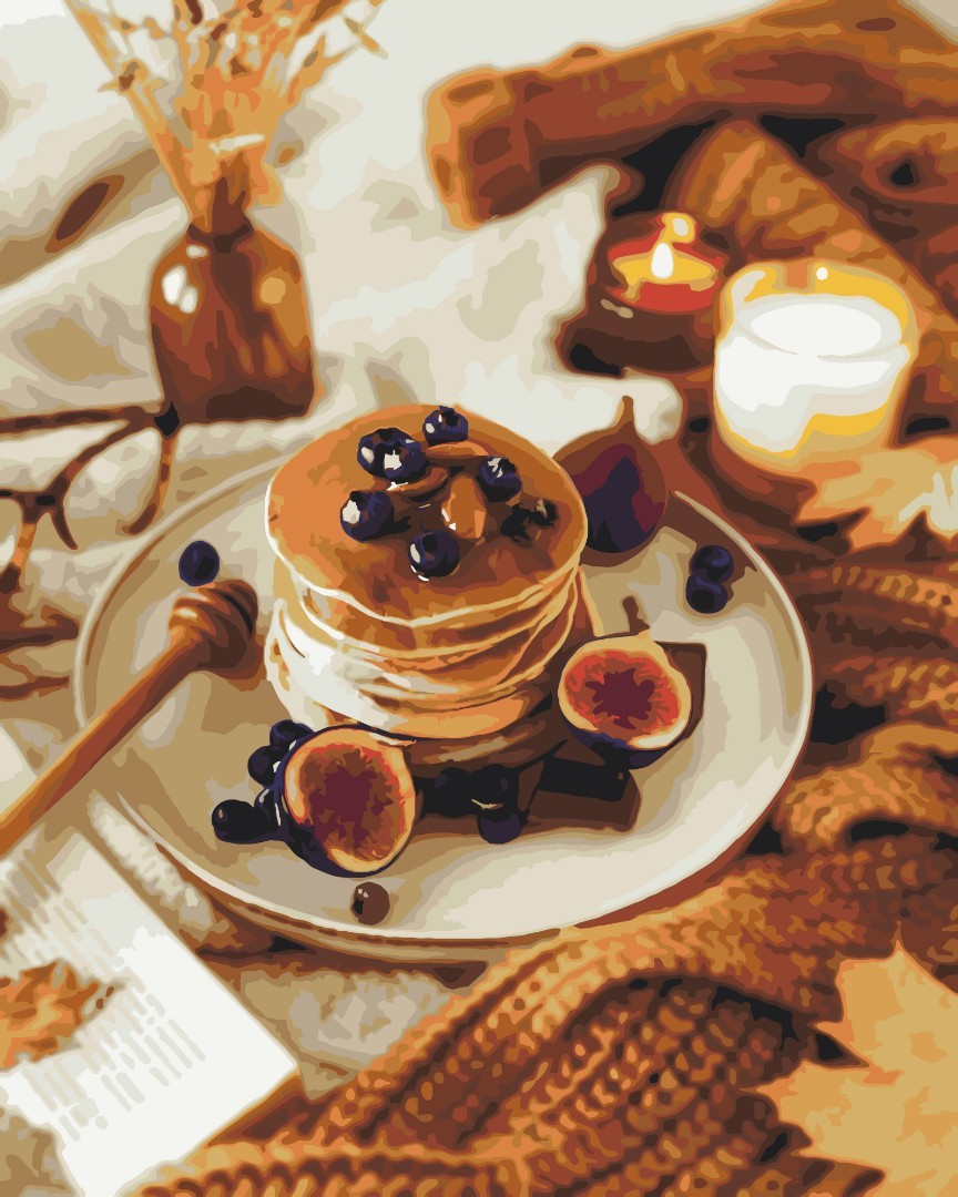 Painting by numbers Autumn pancakes (BS51334)