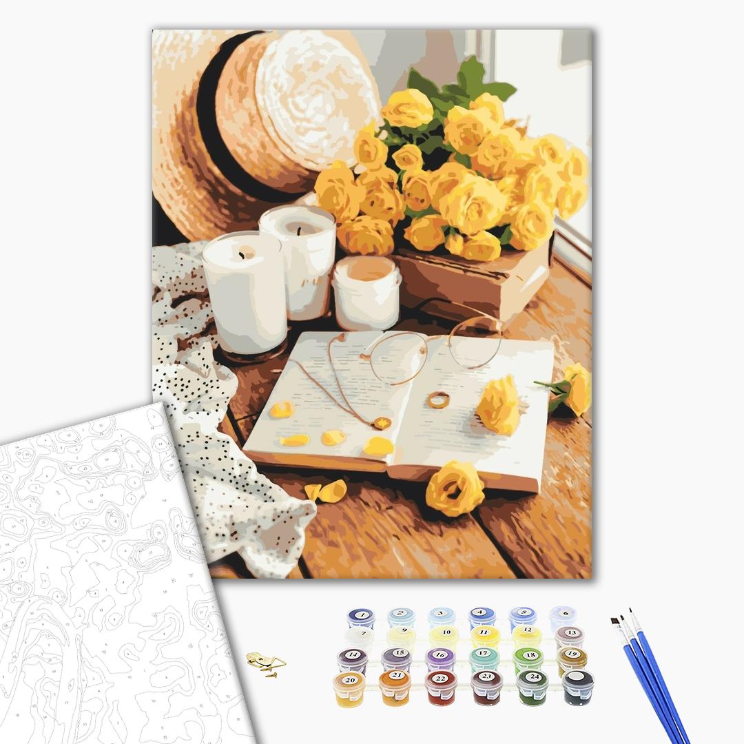 Painting by numbers Flower book (BS51336)