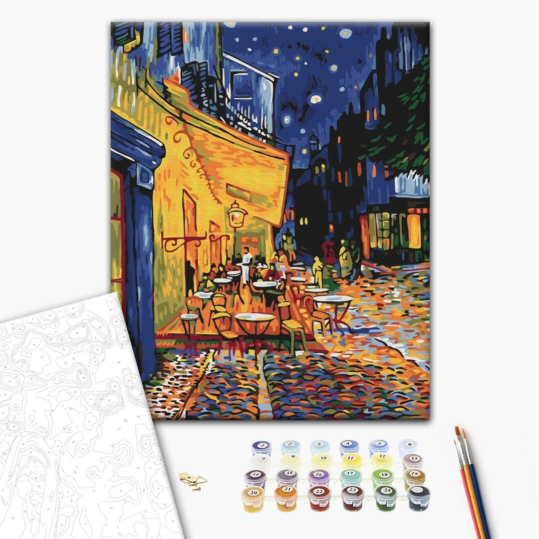 Painting by numbers Night cafe in Arles. Van Gogh (BS51338)
