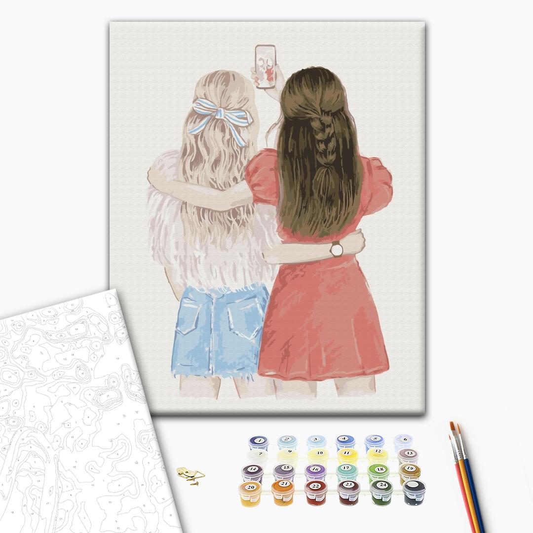 Painting by numbers Friends selfie (BS51342)