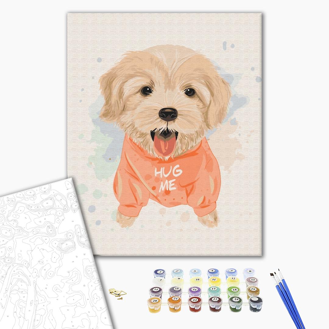 Painting by numbers Doggy buddy (BS51351)