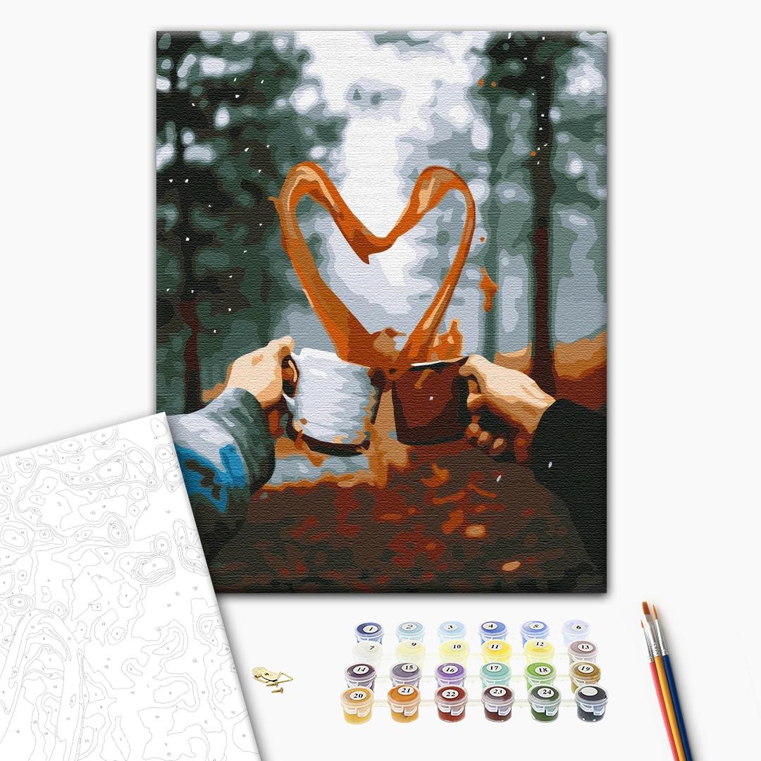 Painting by numbers Romantic morning in the woods (BS51340)