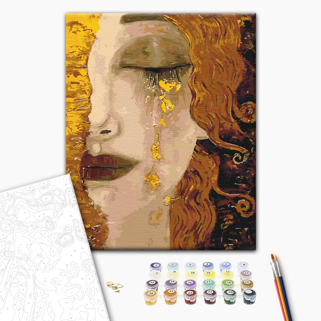 Painting by numbers Golden tears. Anne-Marie Zilberman (BS51349)