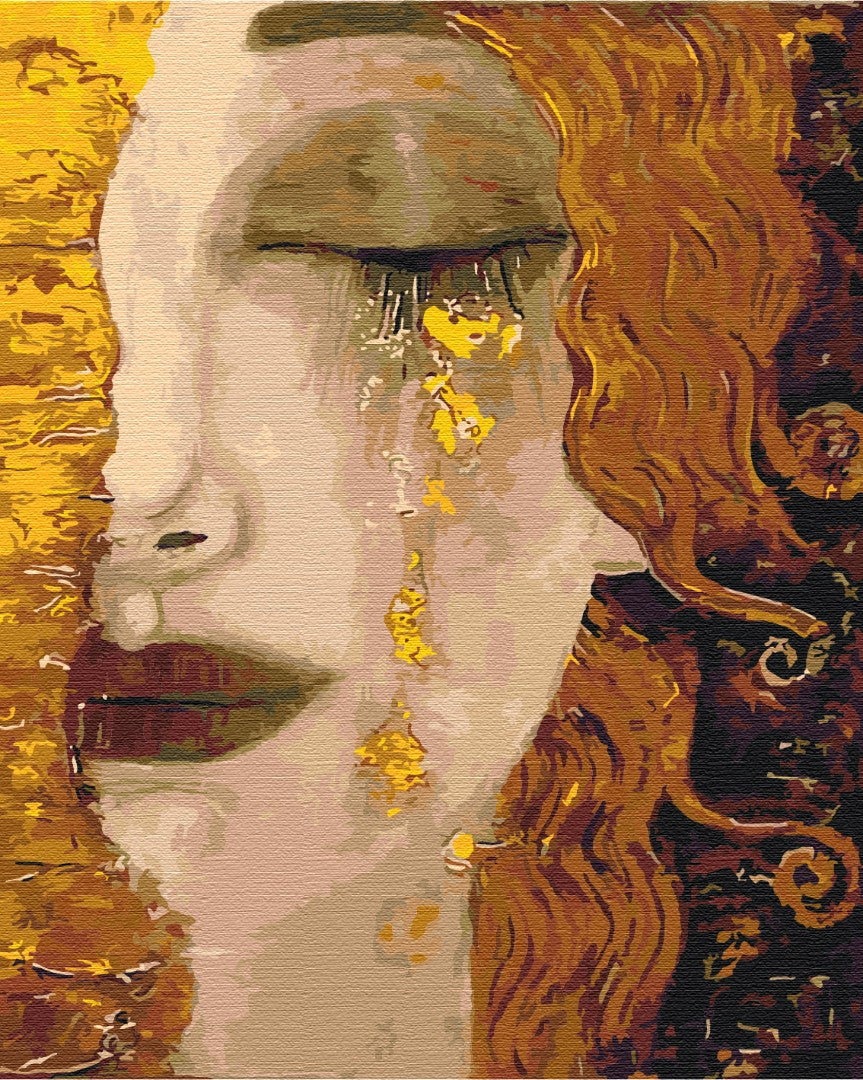 Painting by numbers Golden tears. Anne-Marie Zilberman (BS51349)