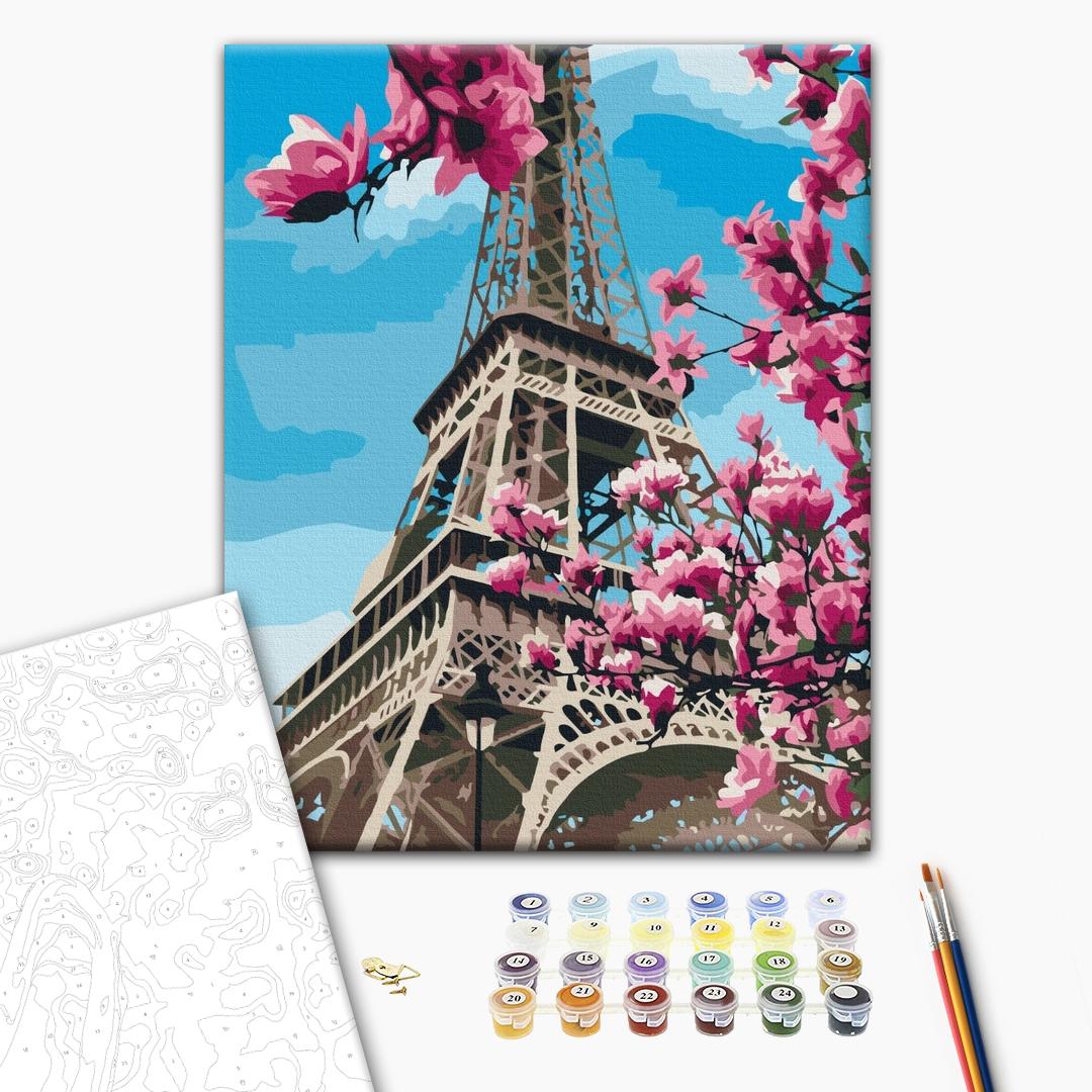 Painting by numbers Magnolia Blossom in Paris (BS32320)