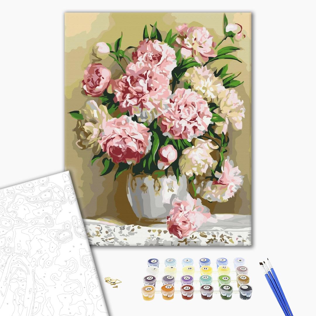 Painting by numbers Bouquet of peonies (BS8855)