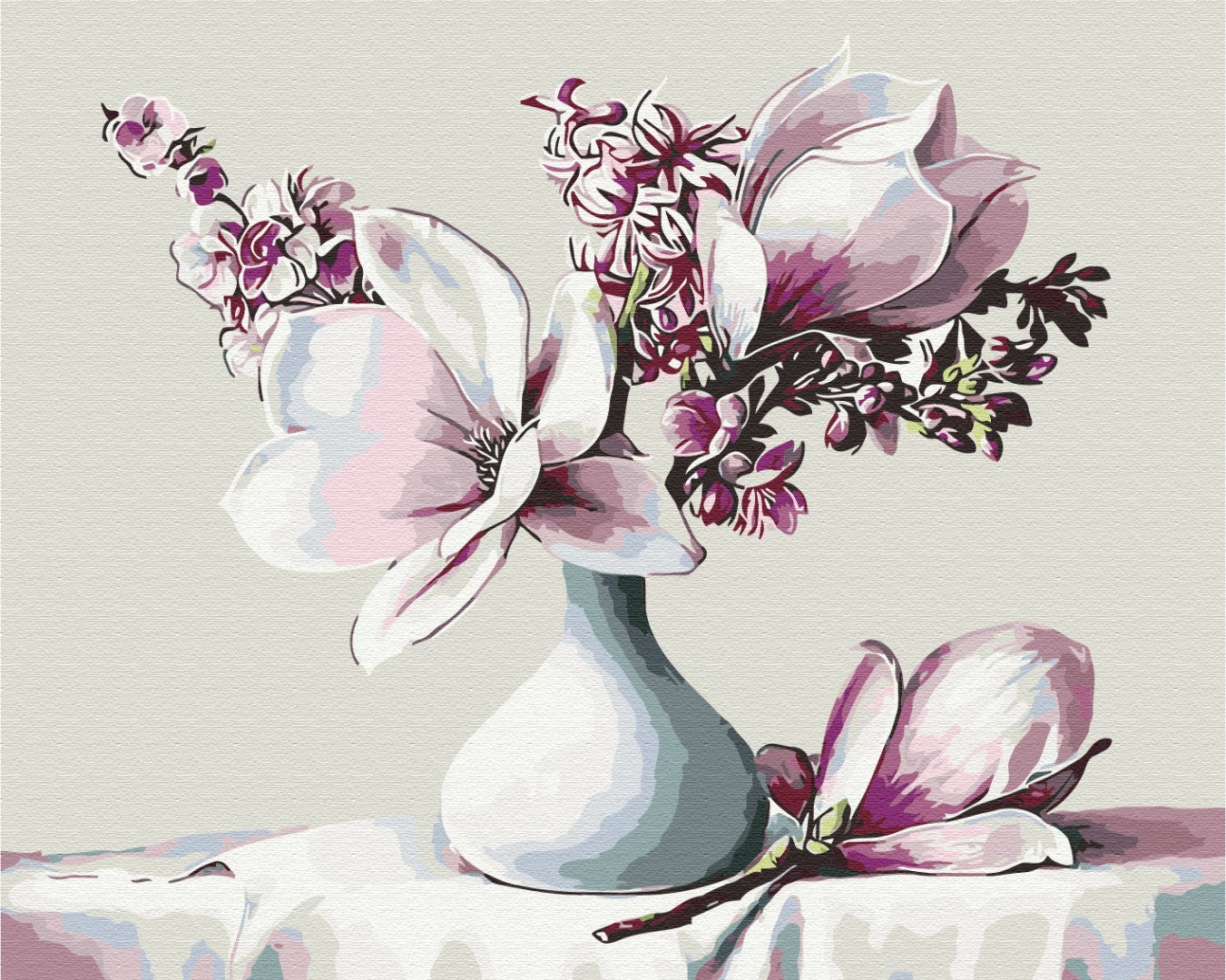 Painting by numbers Bouquet of maqnolias (BS303)