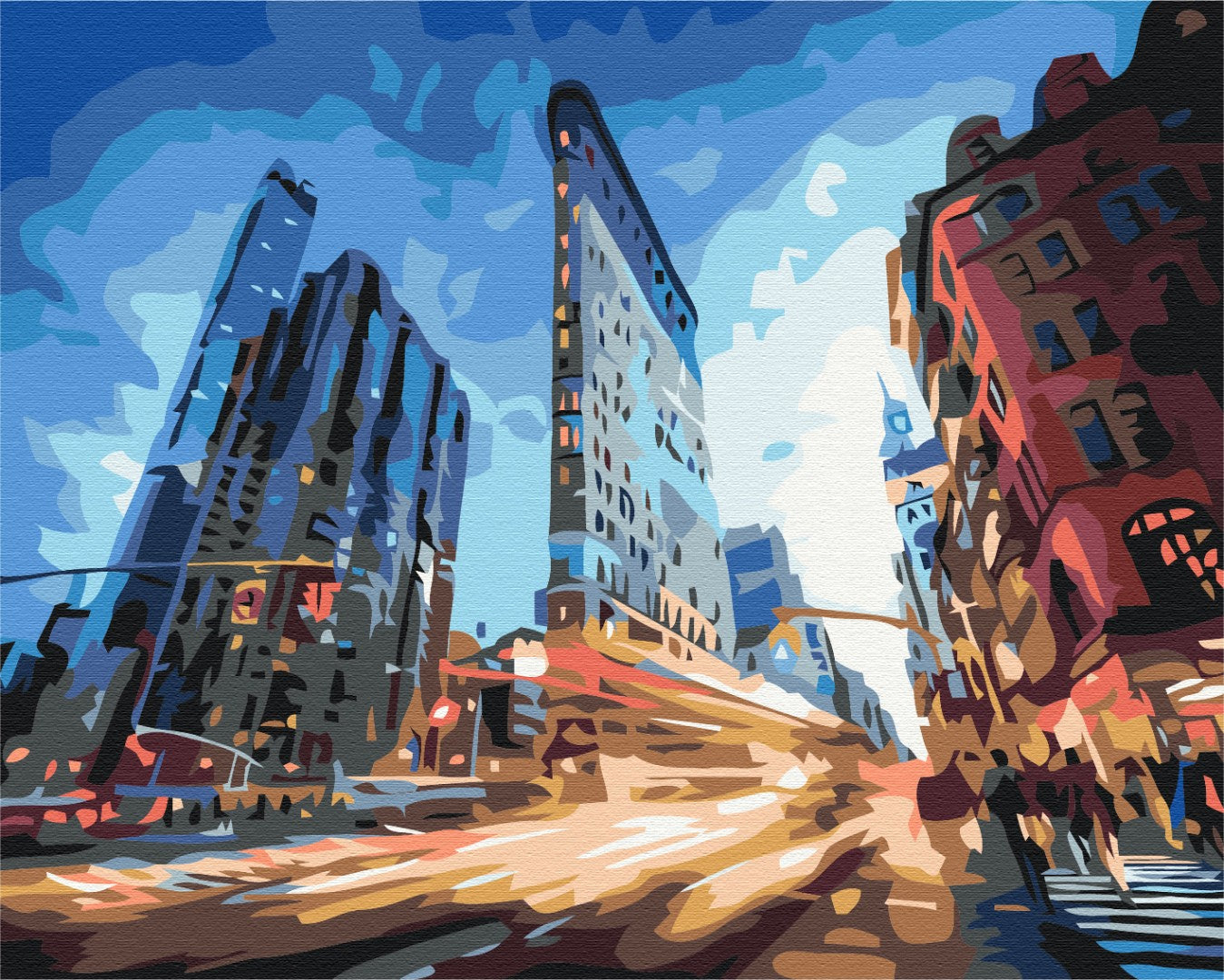 Painting by numbers City life (BS25312)