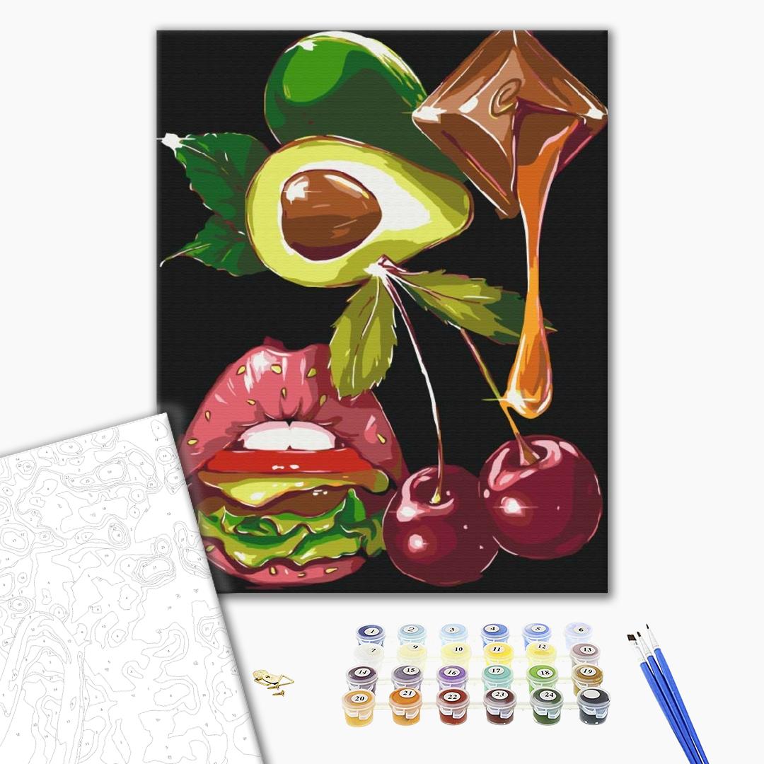 Painting by numbers Gastronomic pleasure (BS51366)
