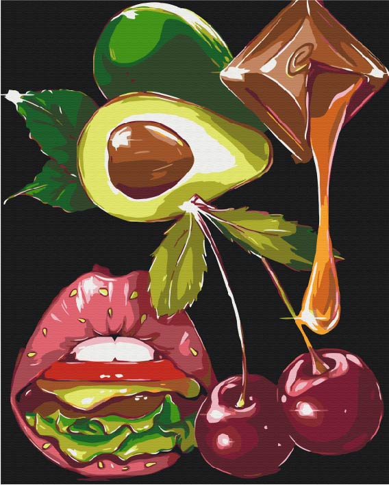 Painting by numbers Gastronomic pleasure (BS51366)