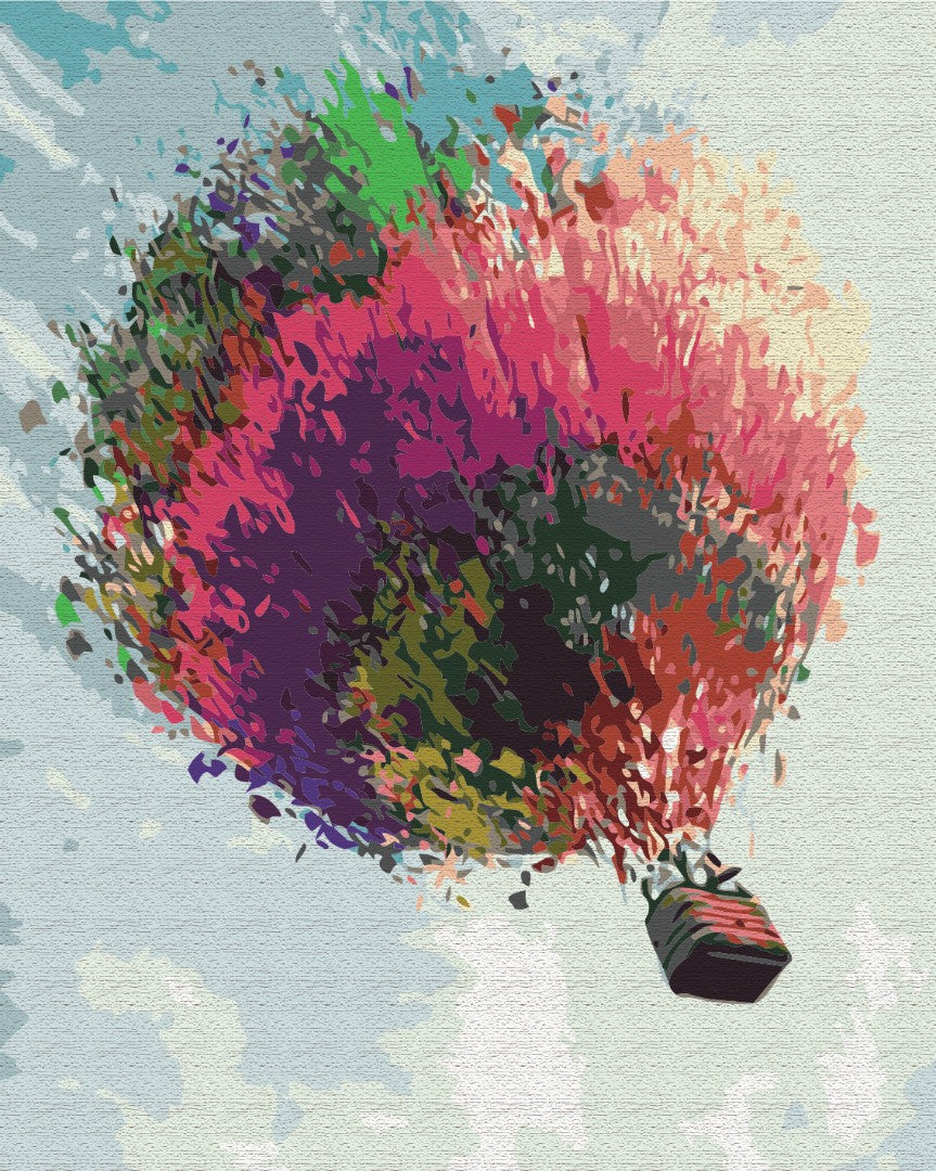 Painting by numbers Hot air balloon (BS3355)