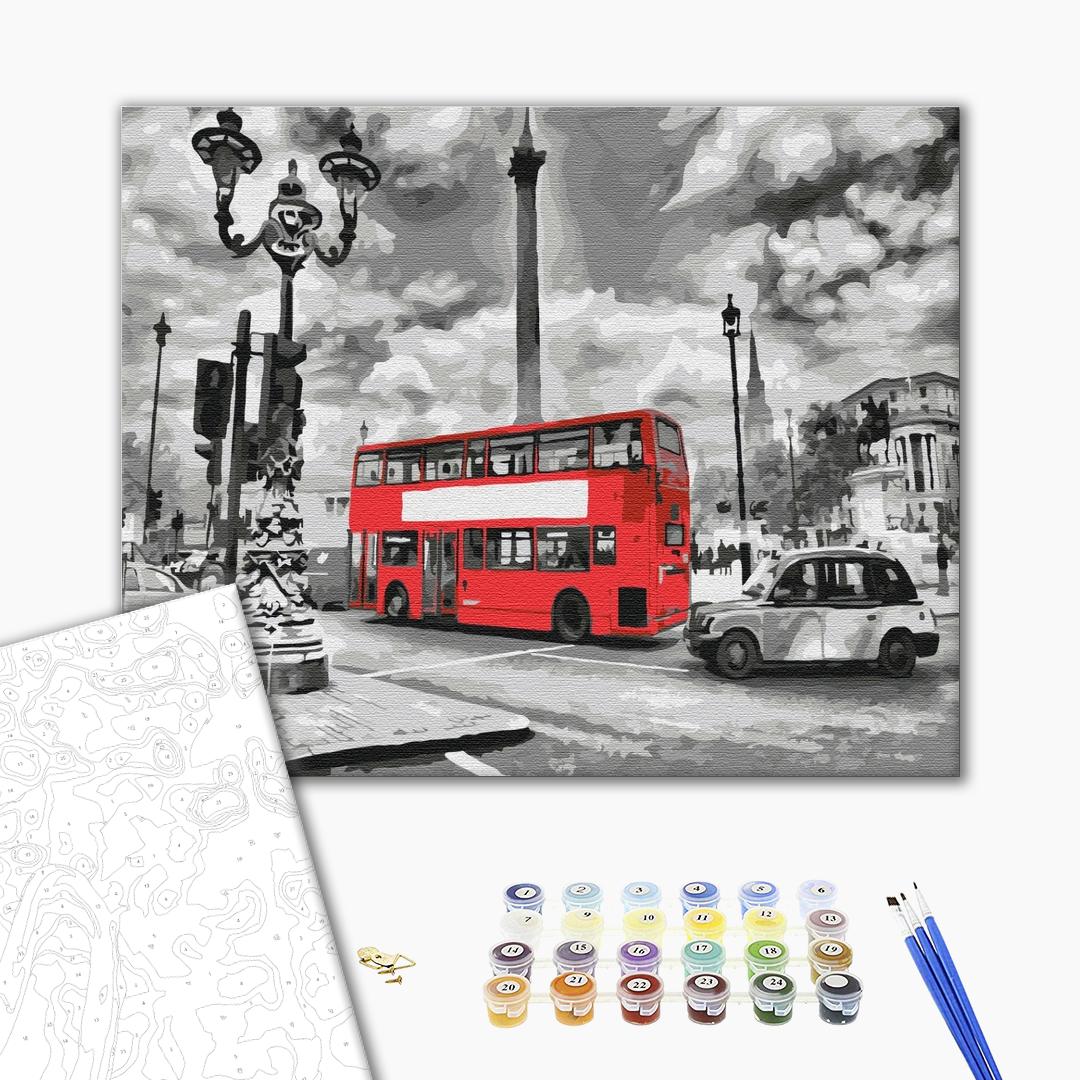 Painting by numbers Bus in London (BS8246)