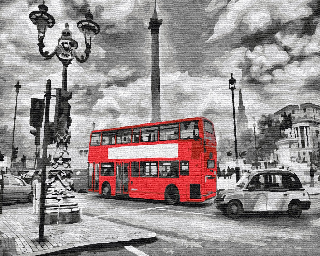 Painting by numbers Bus in London (BS8246)