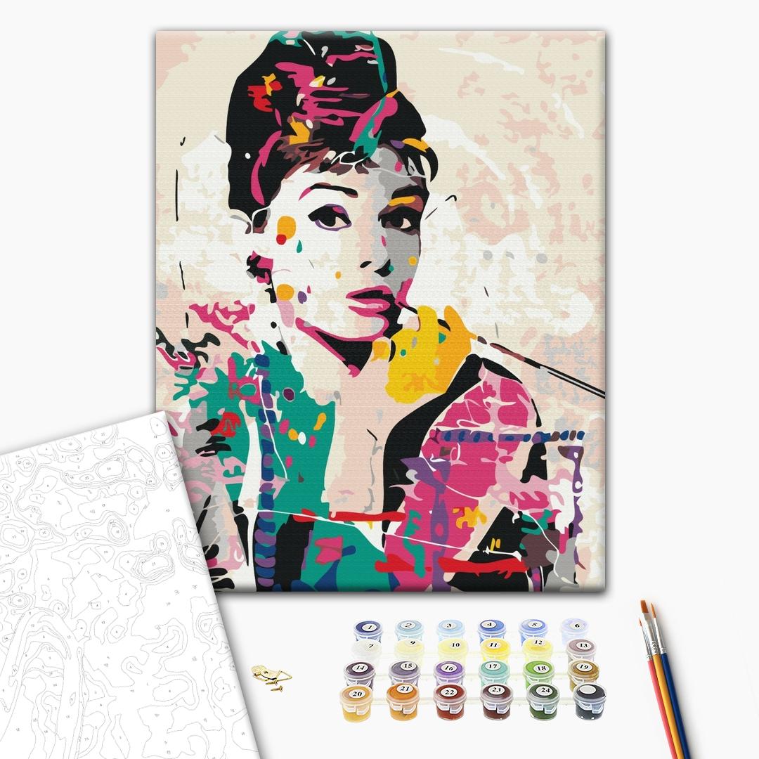 Painting by numbers Audrey Hepburn (BS4598)