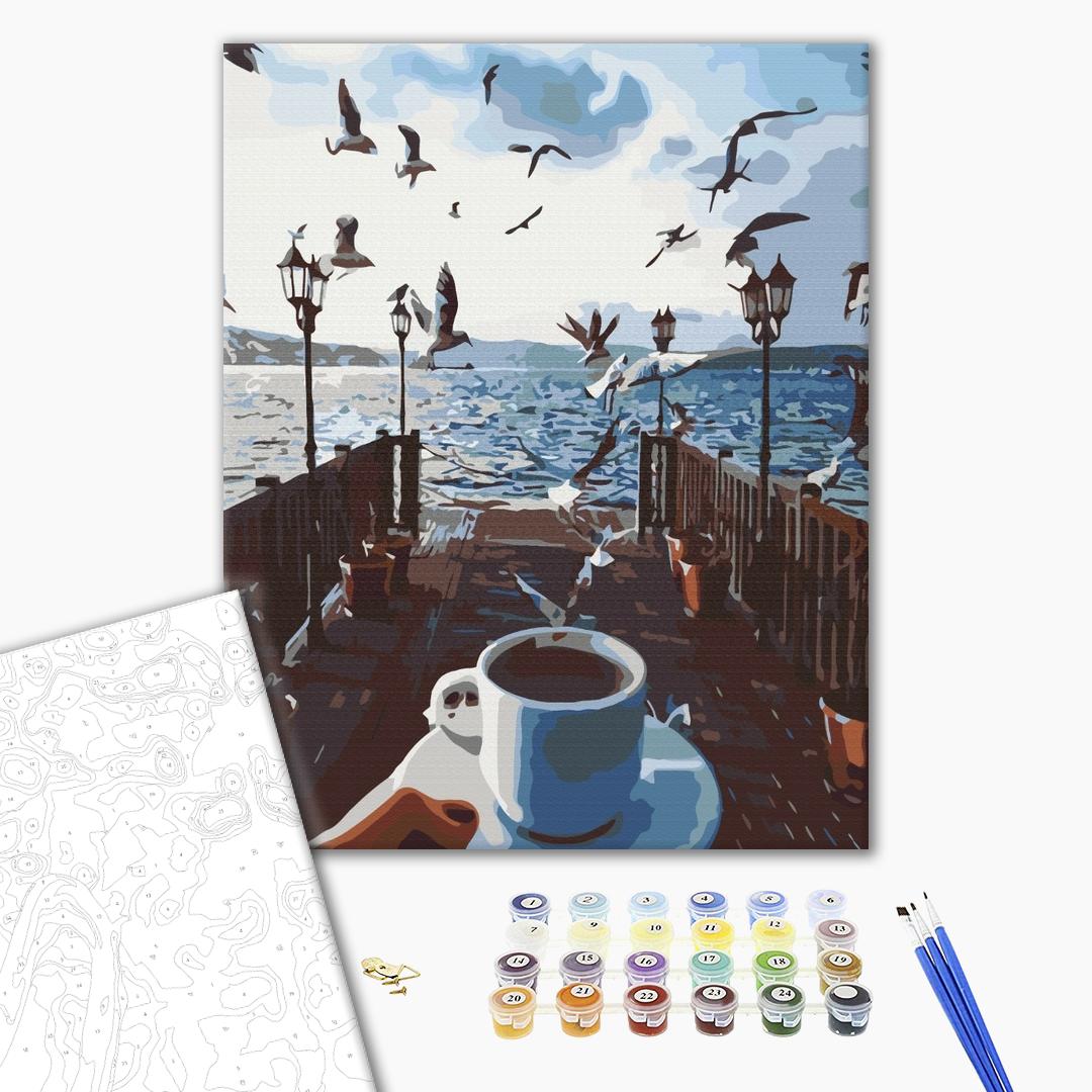 Картина по номерам Море кофе (BS51384)