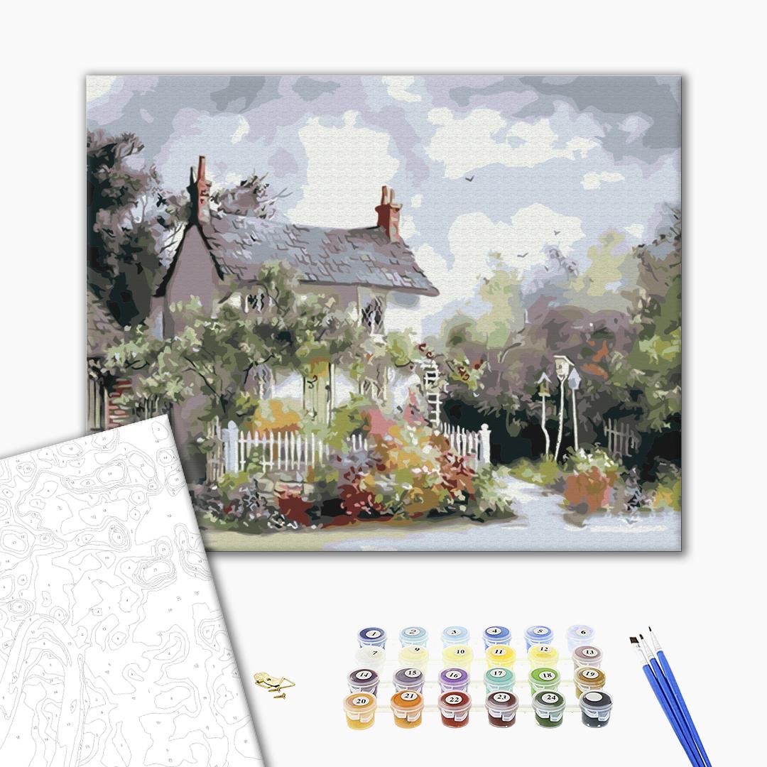 Painting by numbers Cozy suburb (BS52417)