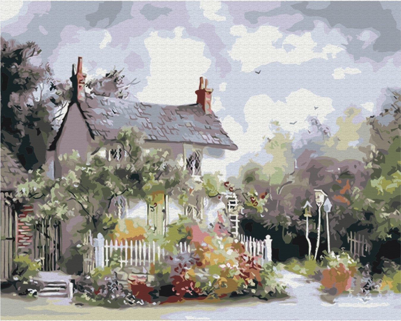 Painting by numbers Cozy suburb (BS52417)
