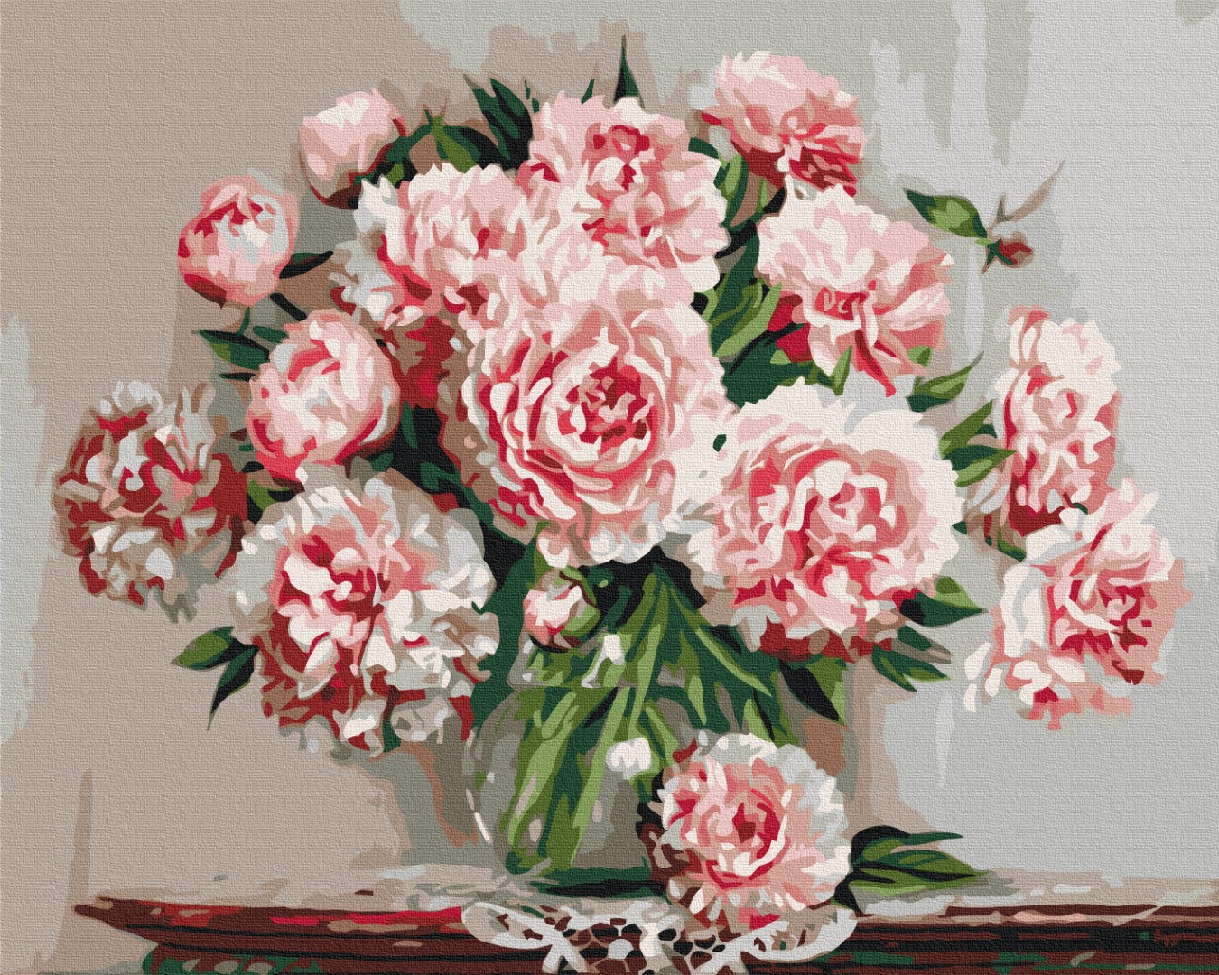 Painting by numbers Garden peonies (BS5581)