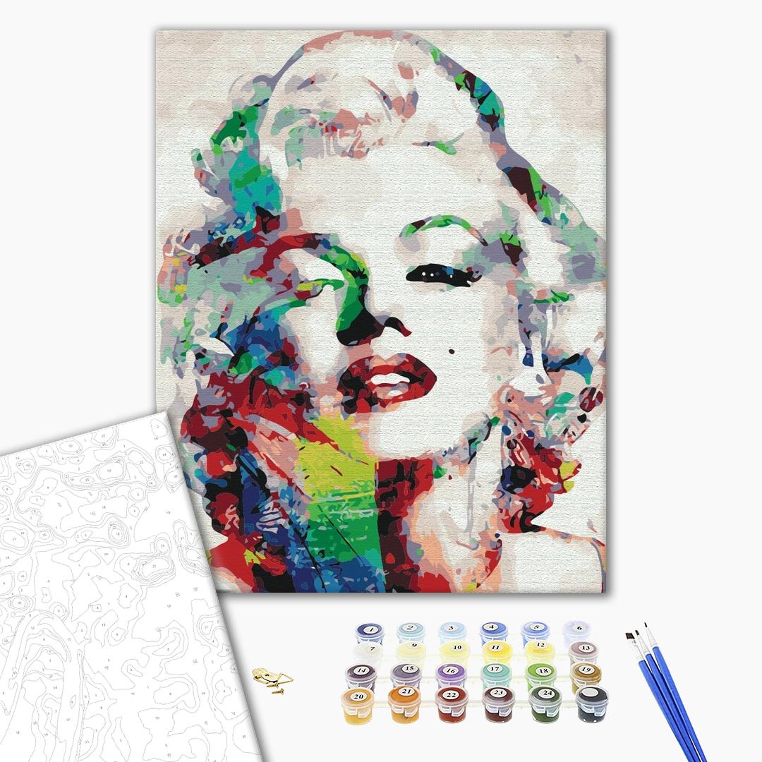Painting by numbers Colorful Merlin Monroe (BS9723)