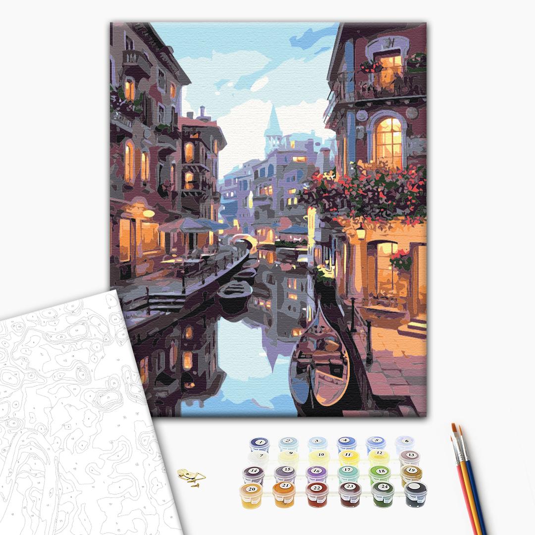 Painting by numbers Canal in Venice (BS7673)