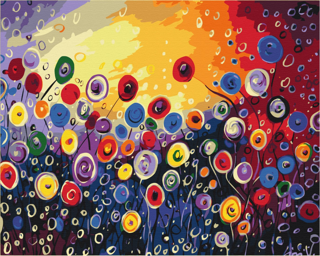 Painting by numbers Fantasy garden (BS7608)