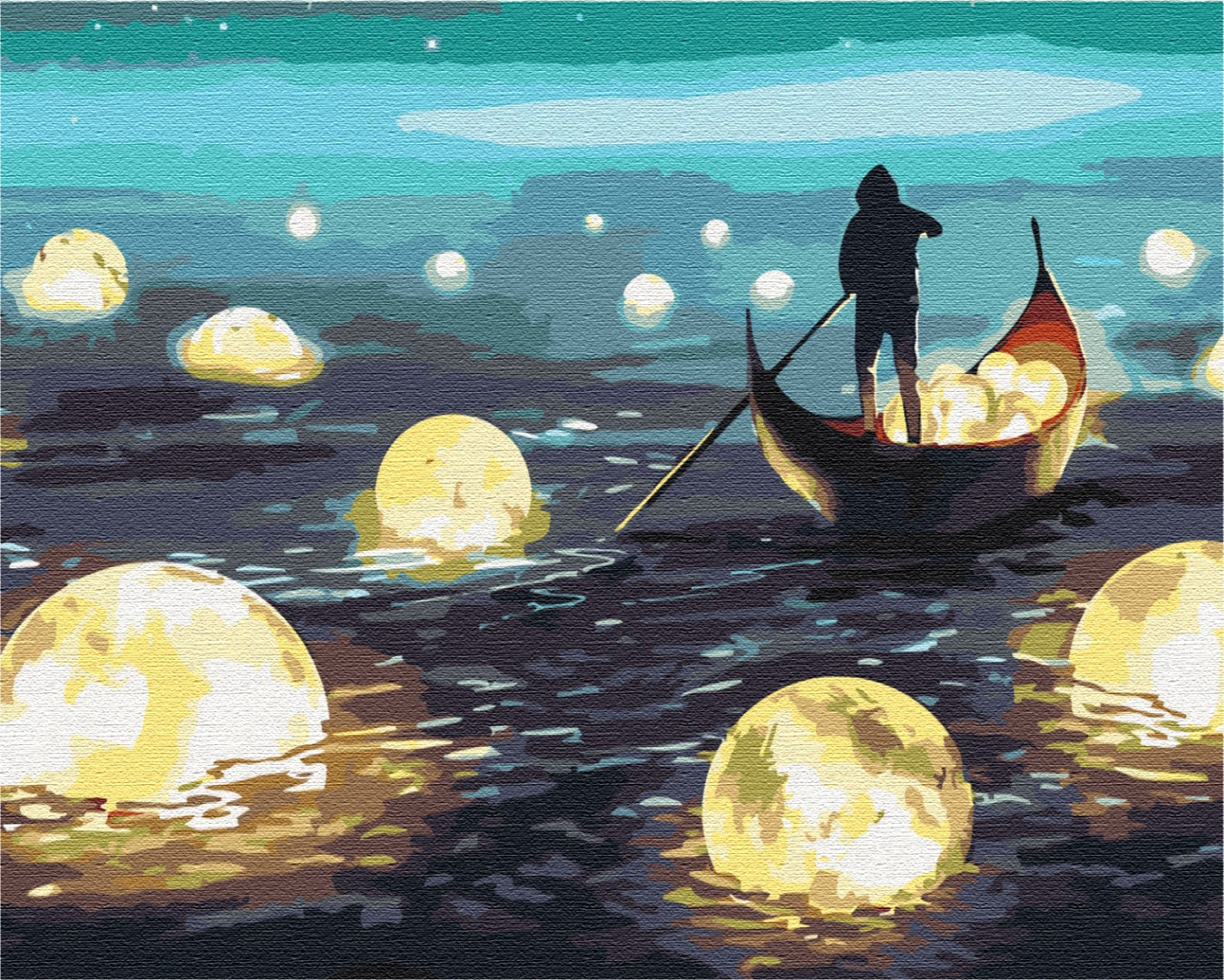Картина по номерам Лунная прогулка (BS51420)
