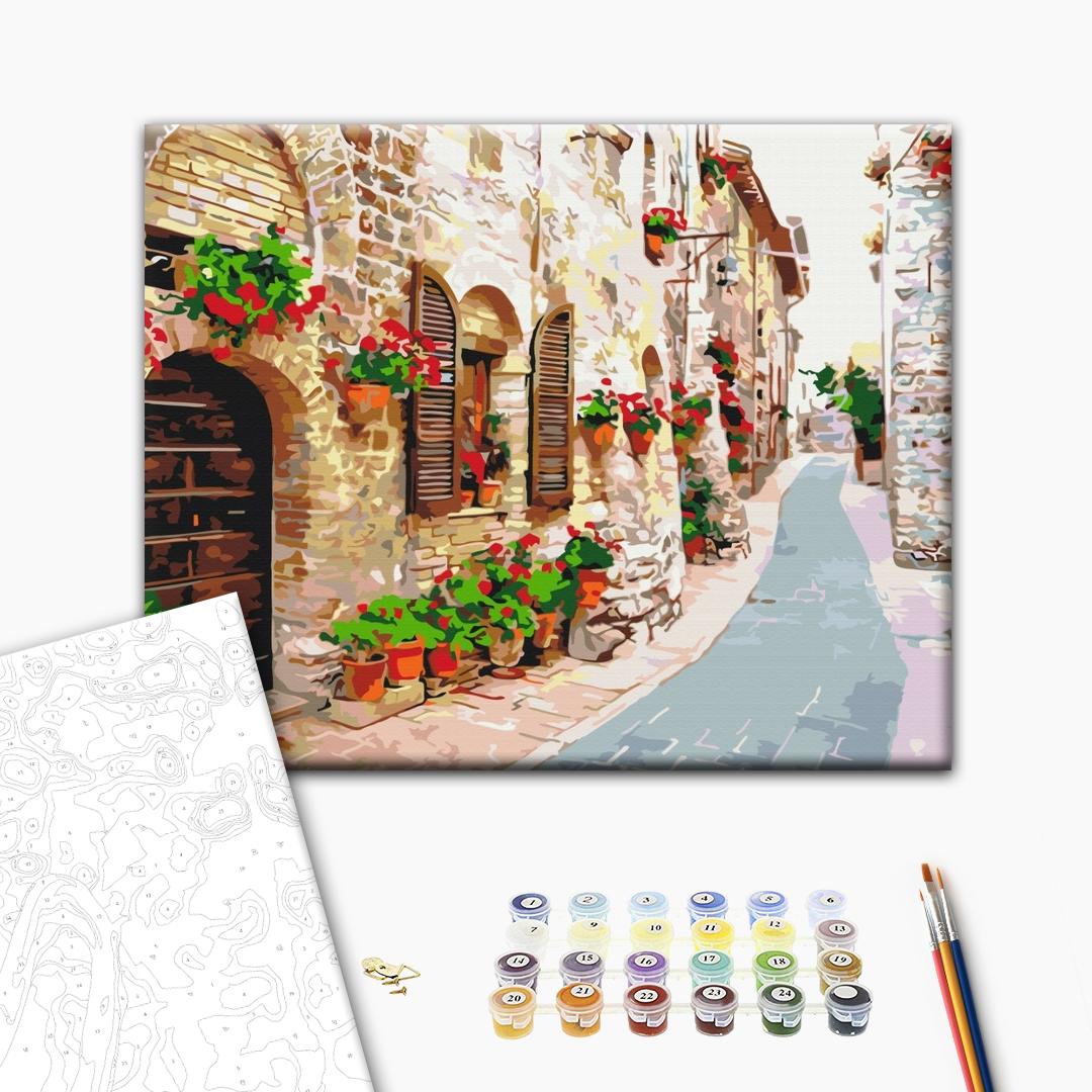 Painting by numbers Blooming street (BS34015)