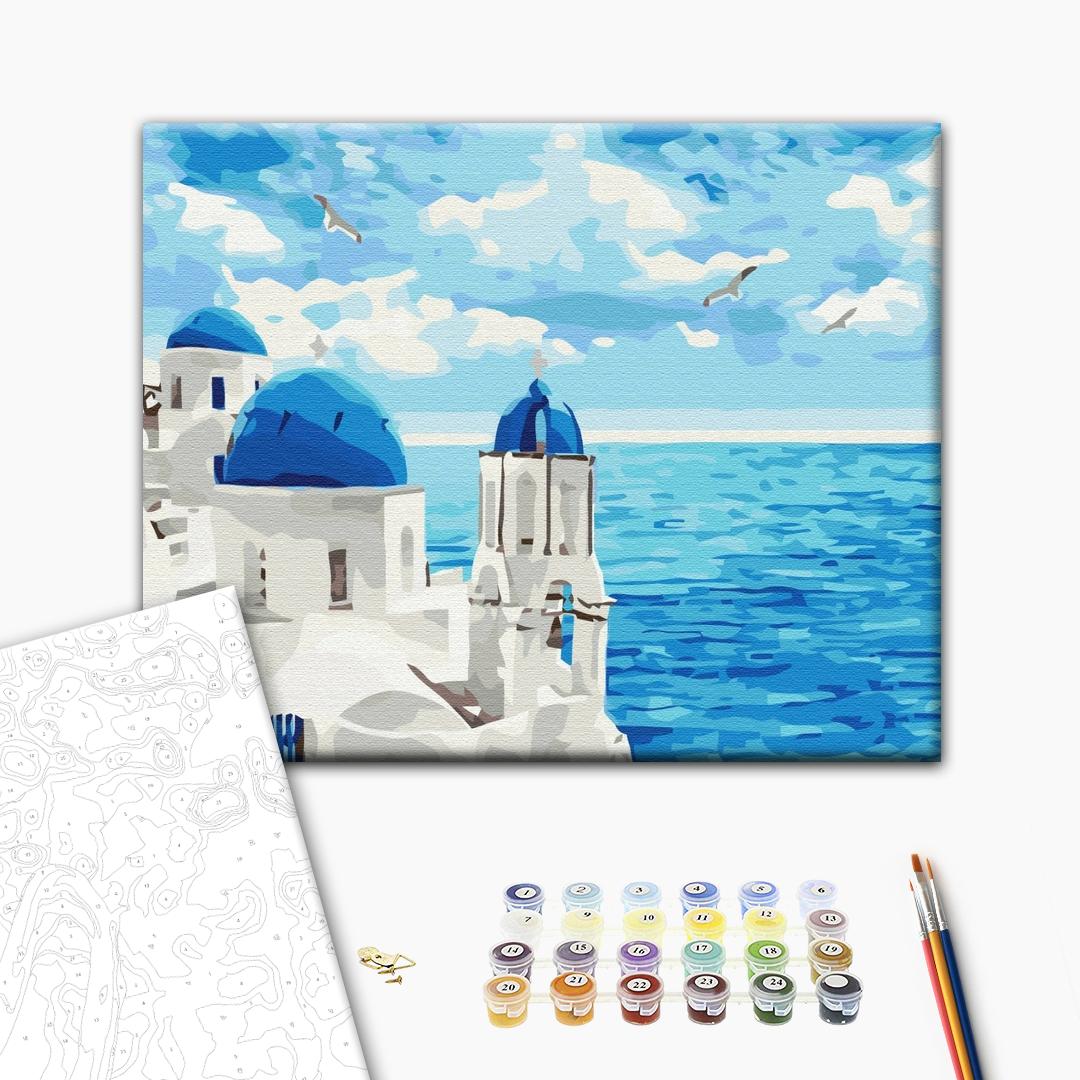 Painting by numbers Clouds of Santorini (BS29448)