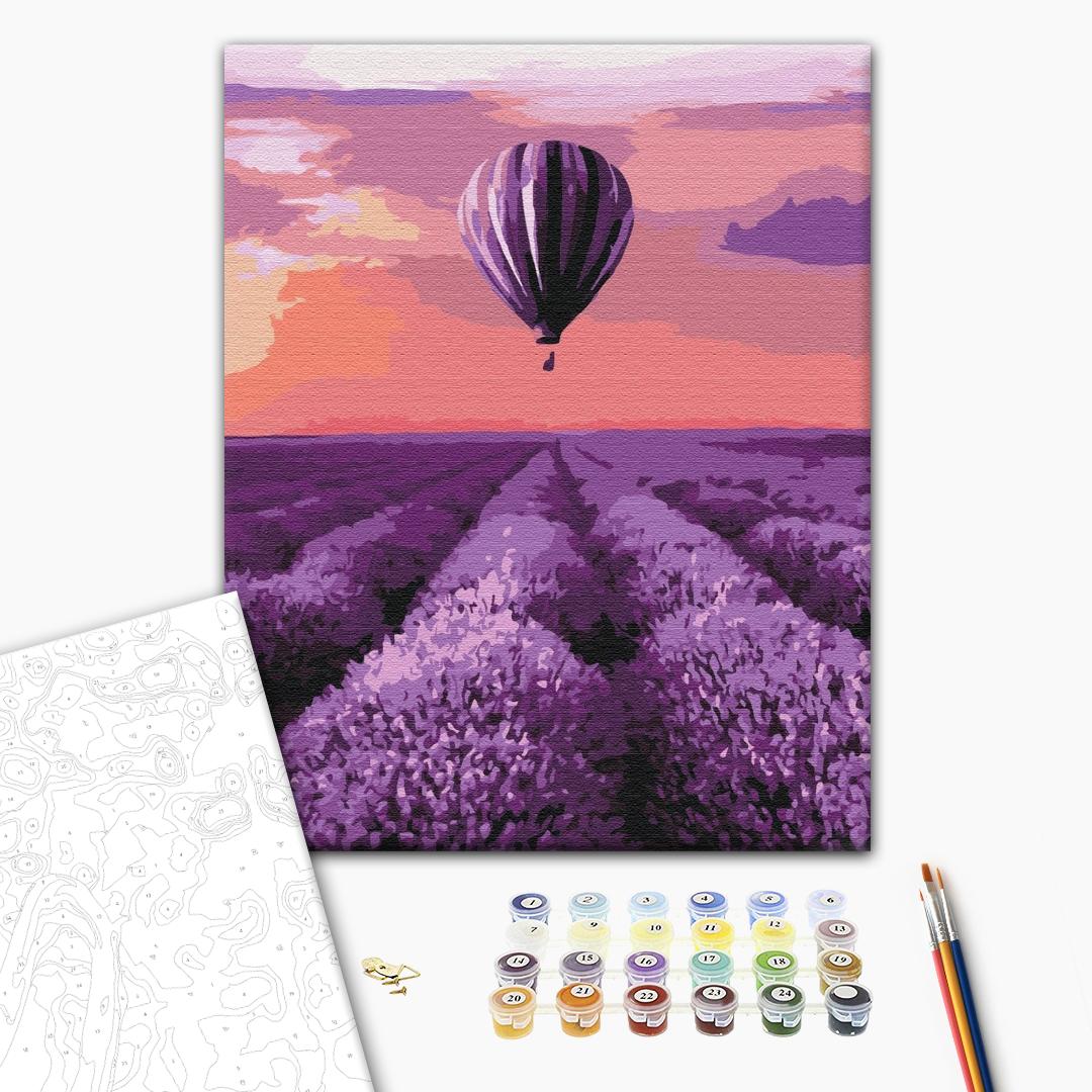Painting by numbers Air ballon in Provance (BS32305)