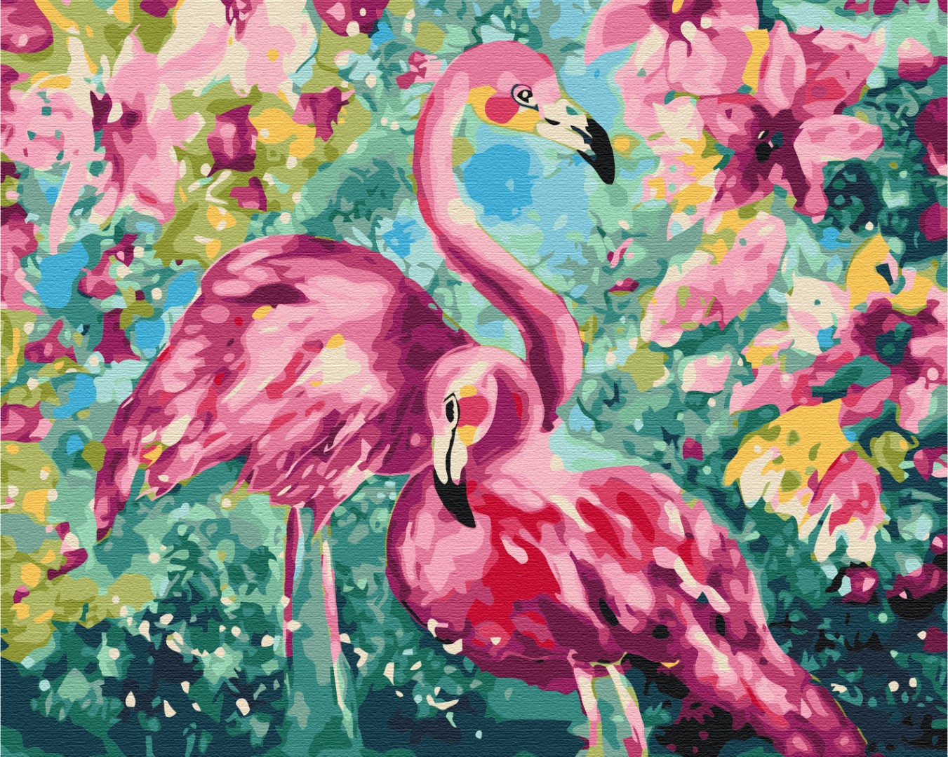 Gleznošana pēc skaitļiem Ziedu flamingo (BS33251)