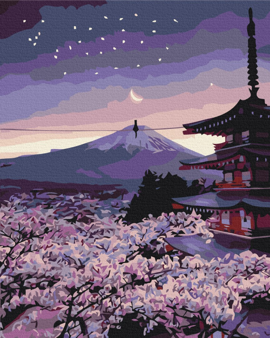 Painting by numbers Evening Japan (BS33813)