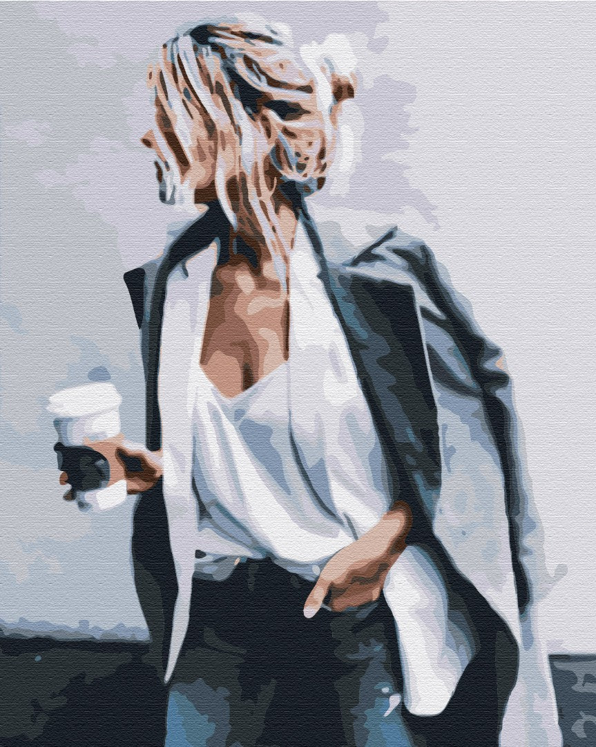 Painting by numbers Coffee break (BS33877)
