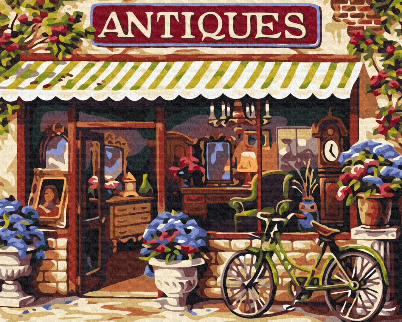 Painting by numbers Antique shop (BS177)
