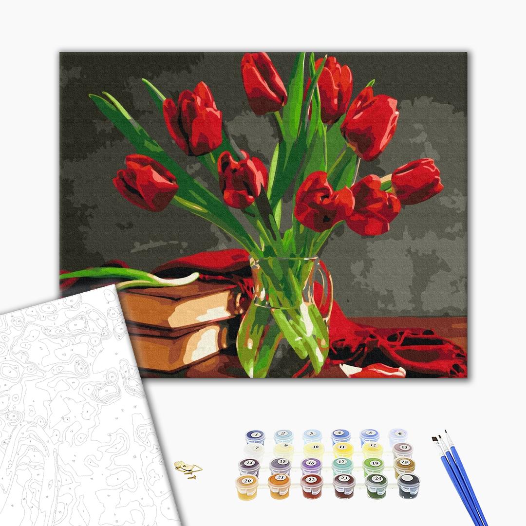 Painting by numbers Bouquet of tulips (BS8115)