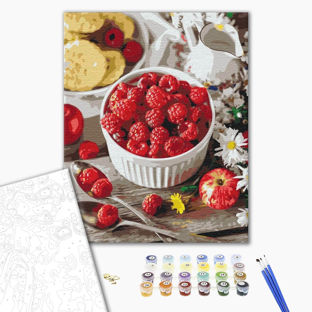 Картина по номерам Малиновая закуска (BS30913)