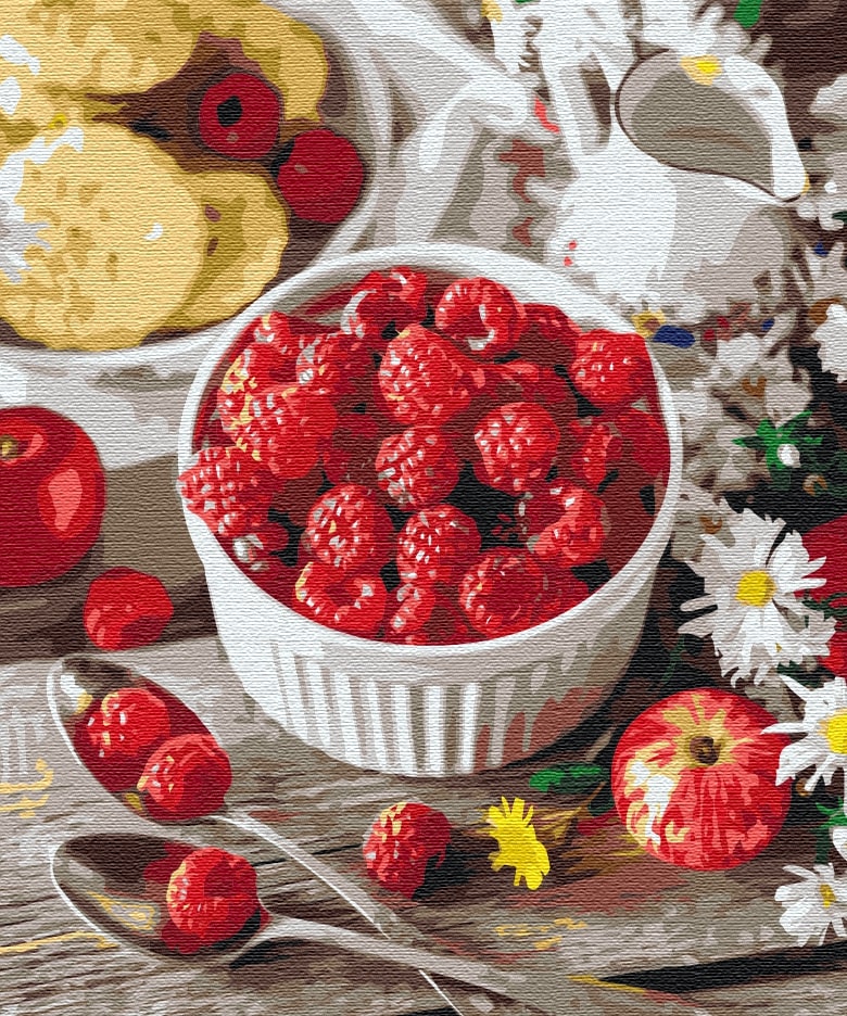 Картина по номерам Малиновая закуска (BS30913)