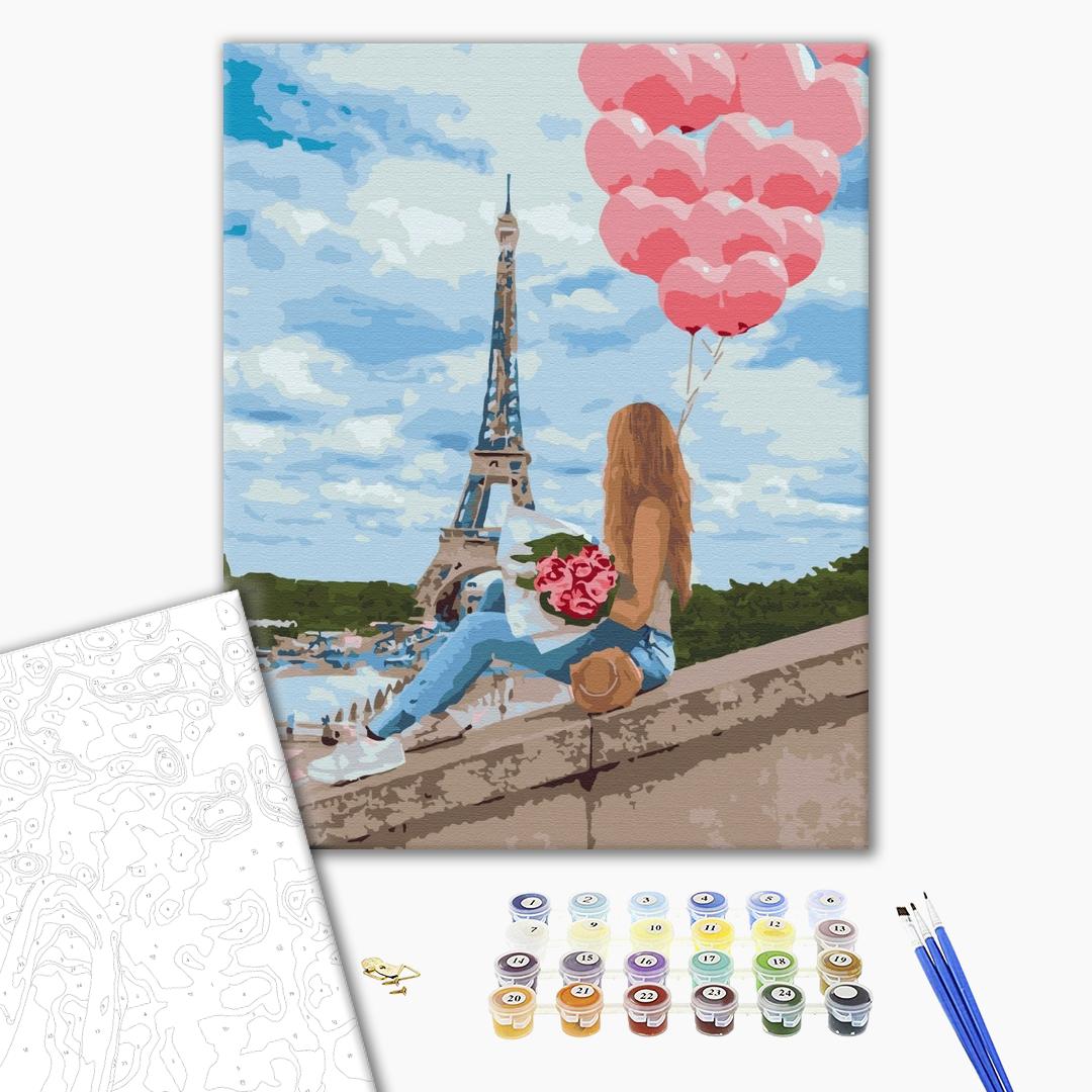 Painting by numbers Best day in Paris (BS32297)