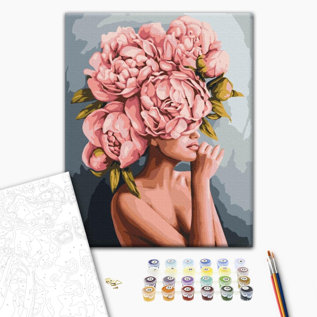 Painting by numbers A touch of peonies (BS51481)