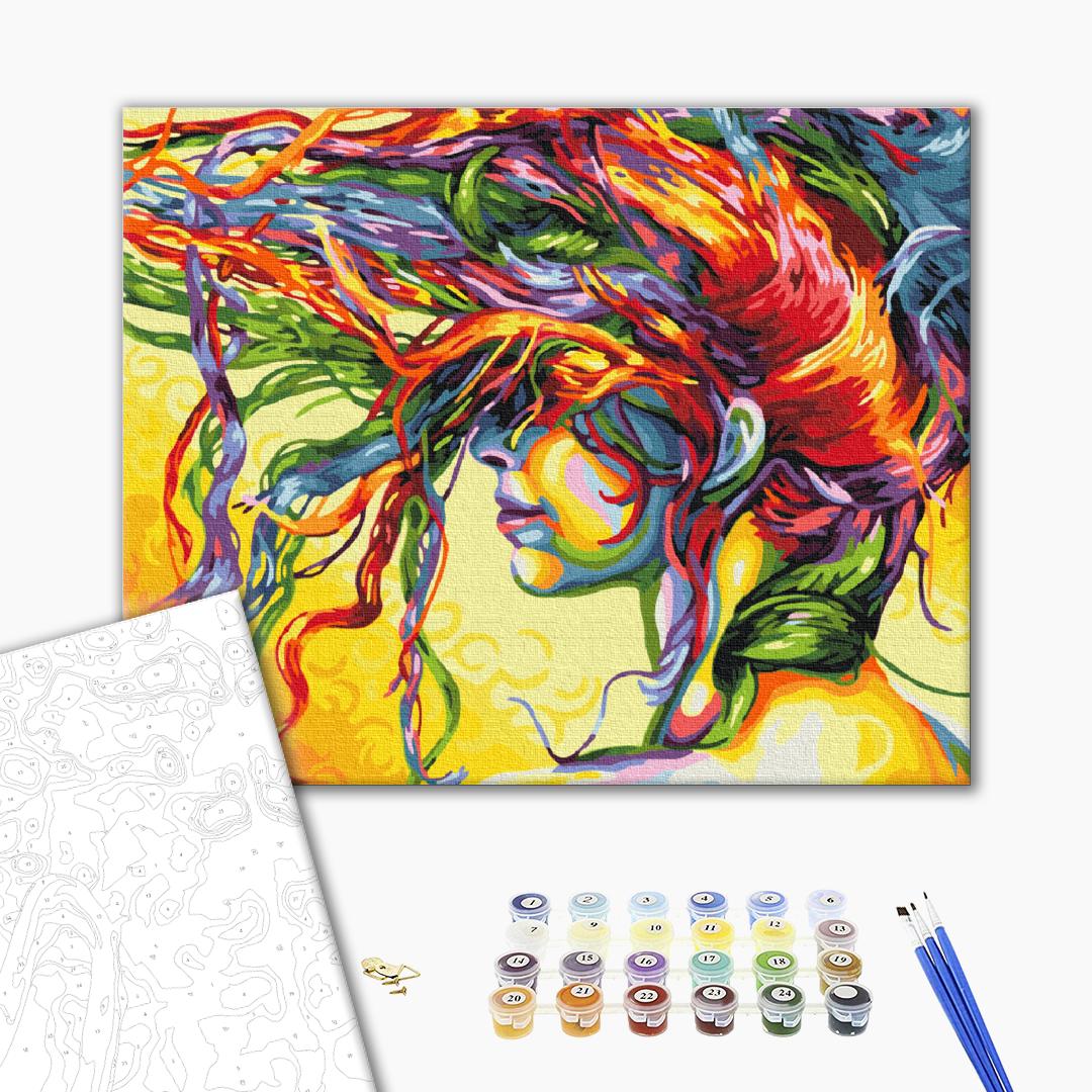 Painting by numbers Girl. Art (BS28421)