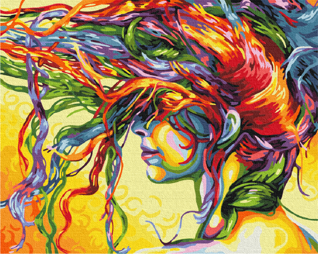 Painting by numbers Girl. Art (BS28421)