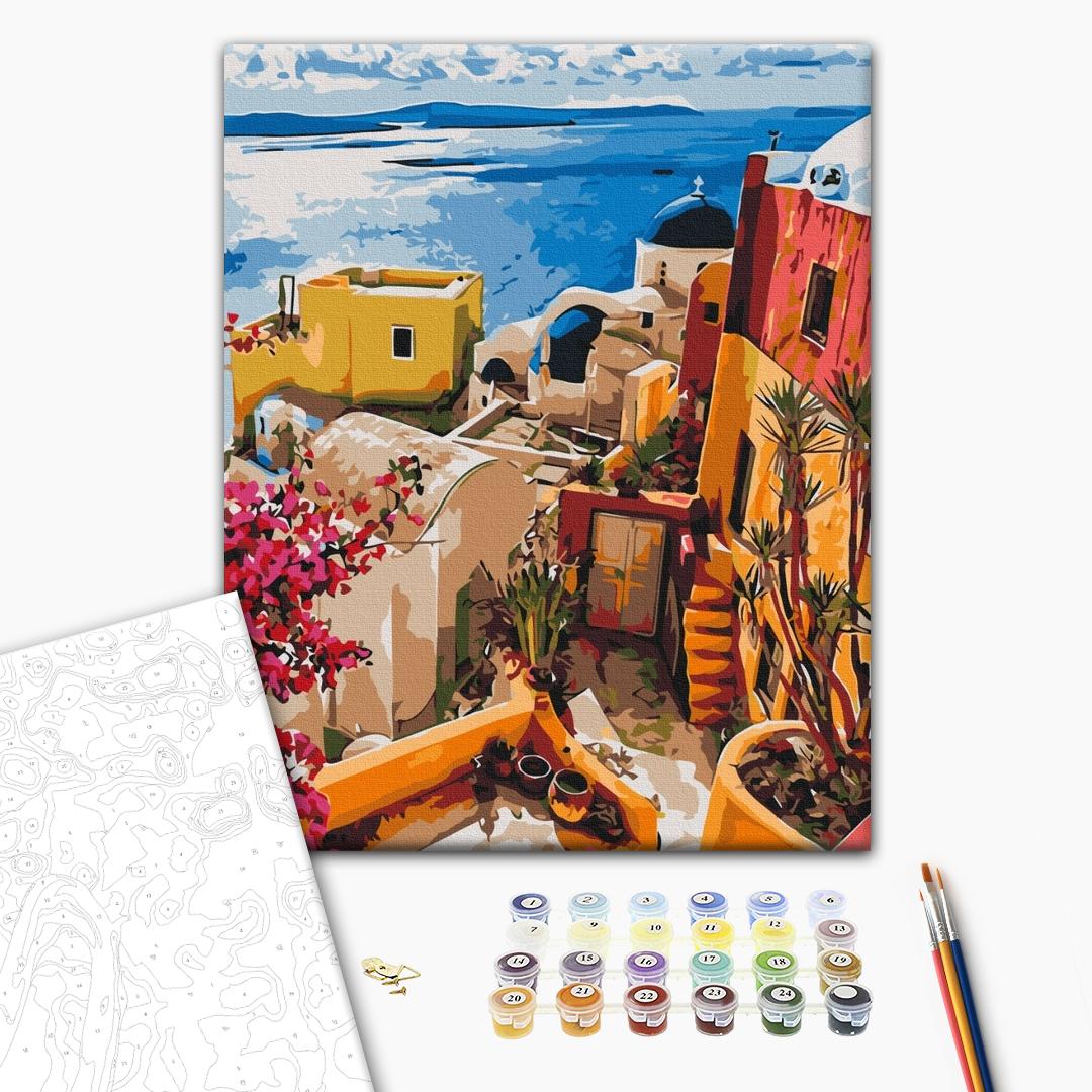 Painting by numbers Bright Greece (BS51979)