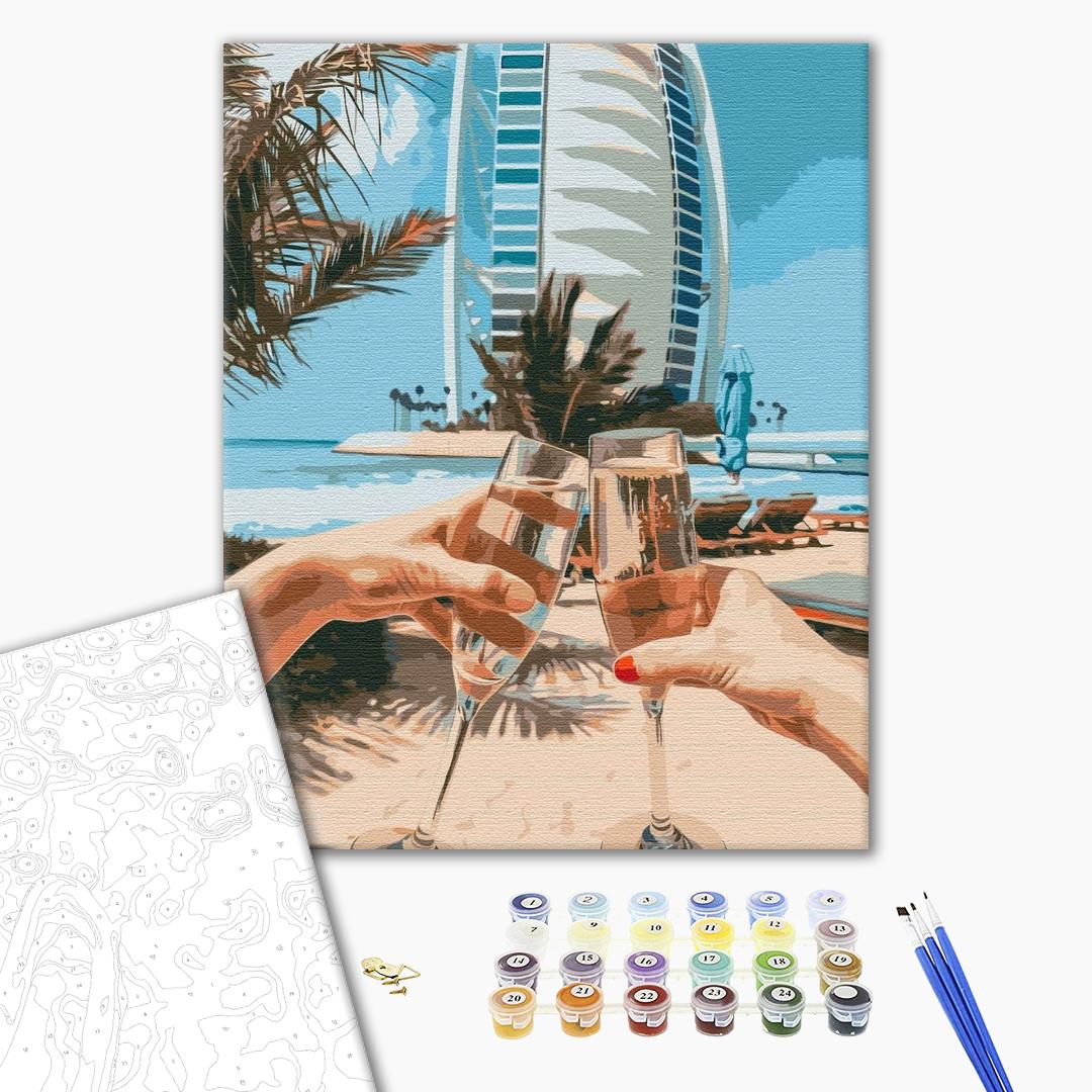 Painting by numbers Dubai for two (BS36347)