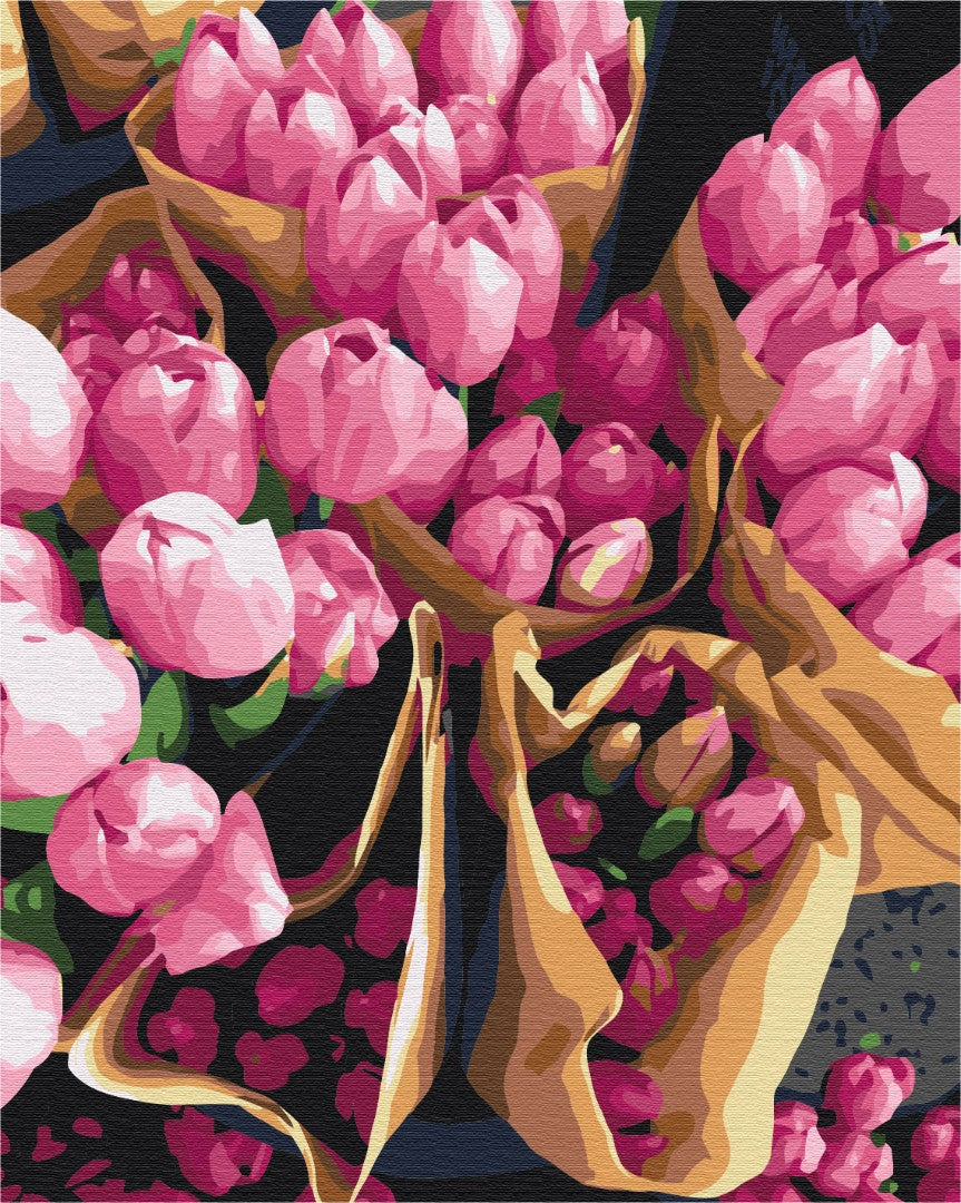 Painting by numbers Dutch tulips (BS7520)