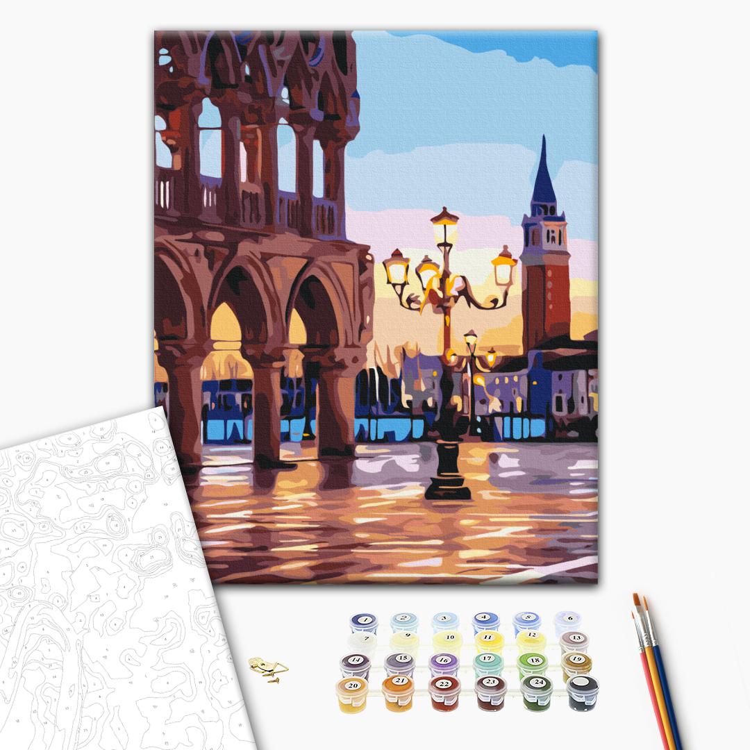 Painting by numbers Evening square of Venice (BS32268)